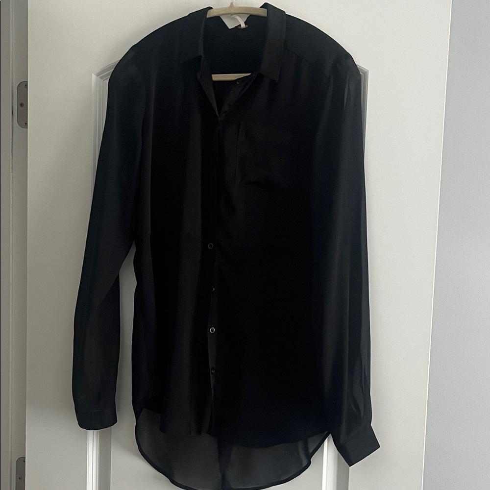 Free people Classic Black womens  Shirt